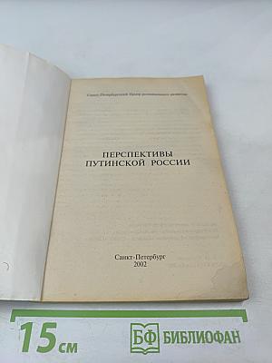 Перспективы Путинской России: её тревоги и надежды