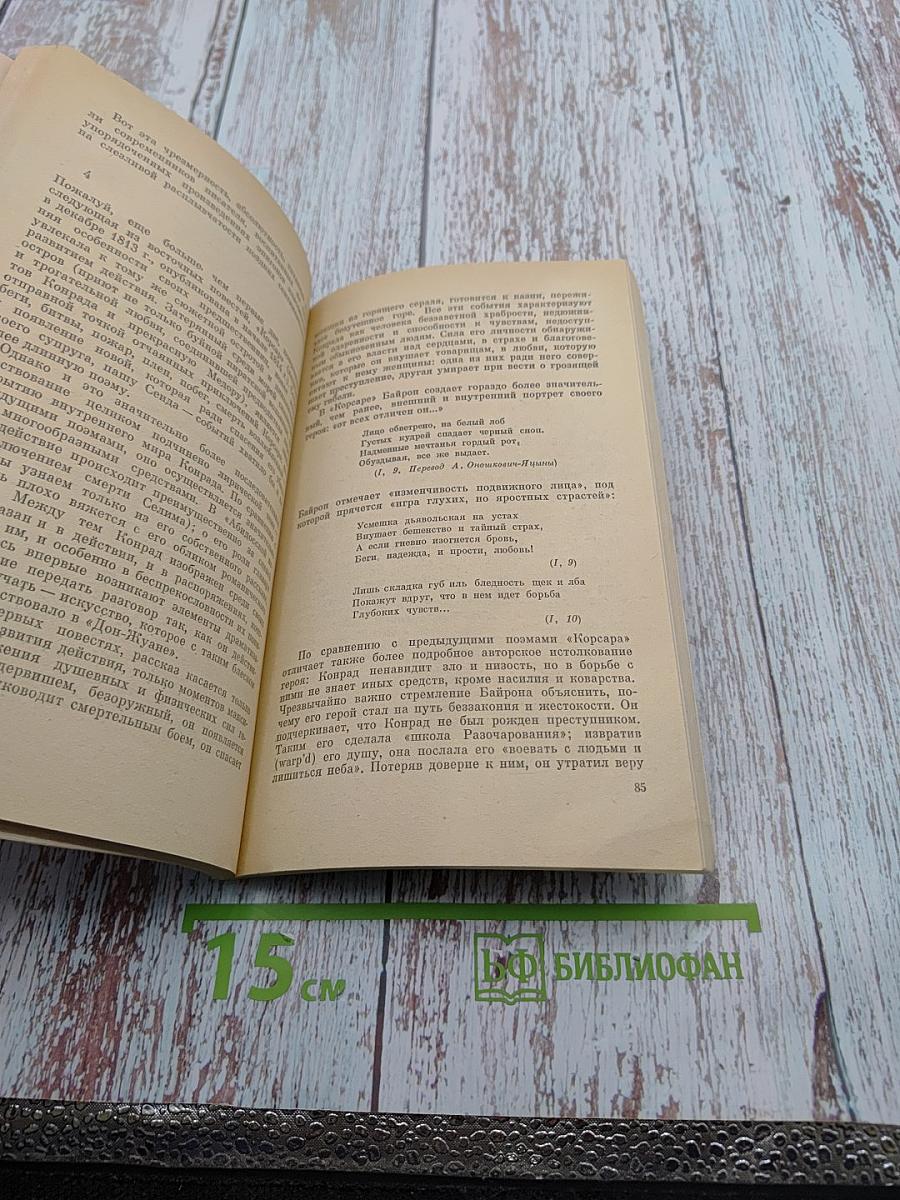 Лирическая поэзия Байрона