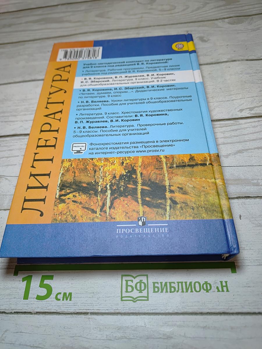 Литература. 9 класс. Учебник. Часть 2