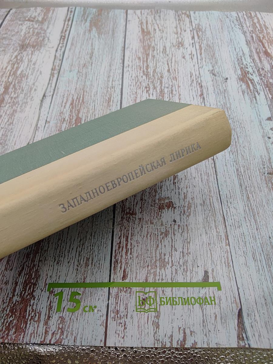 Западноевропейская лирика