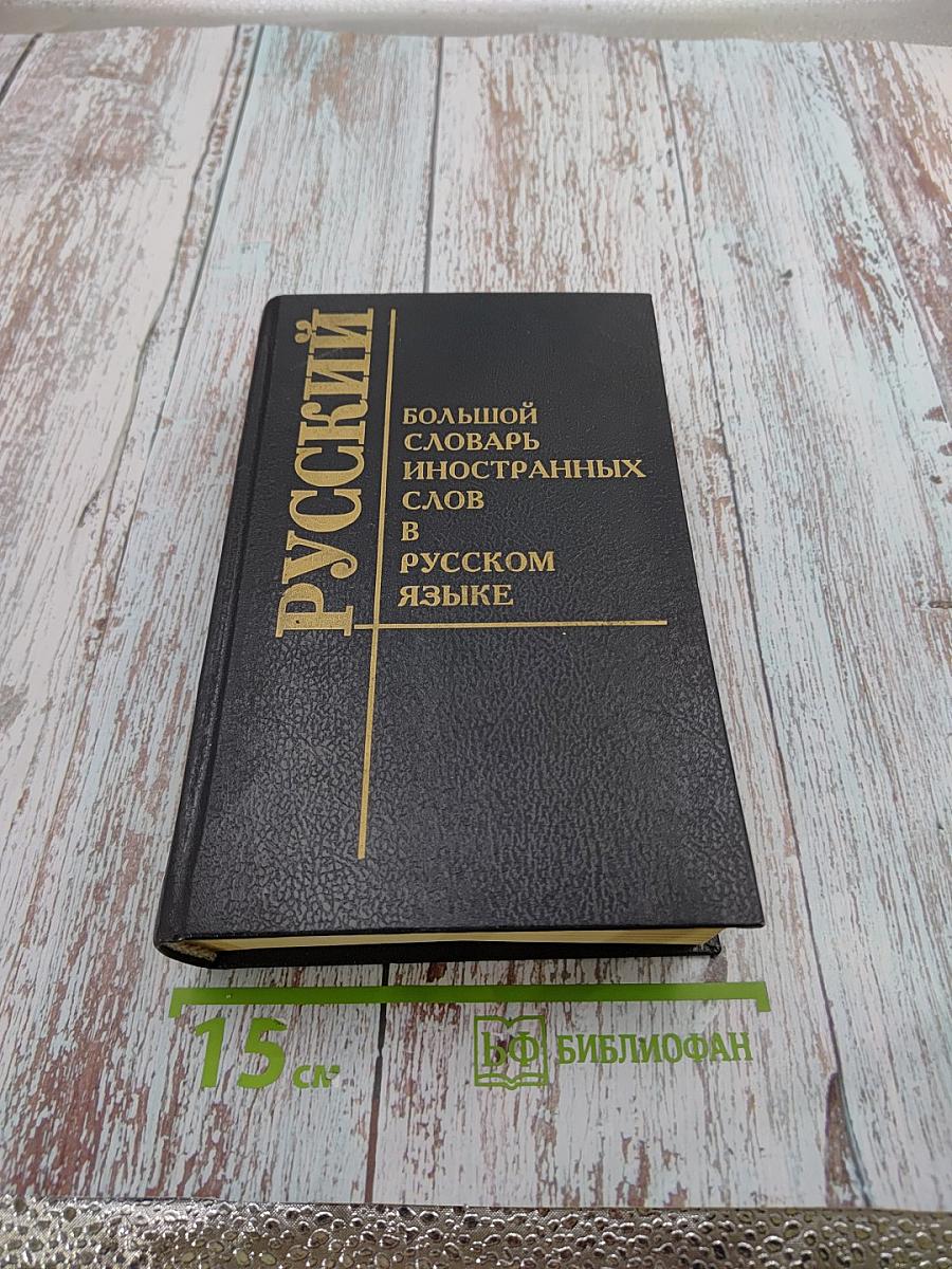 Большой словарь иностранных слов в русском языке