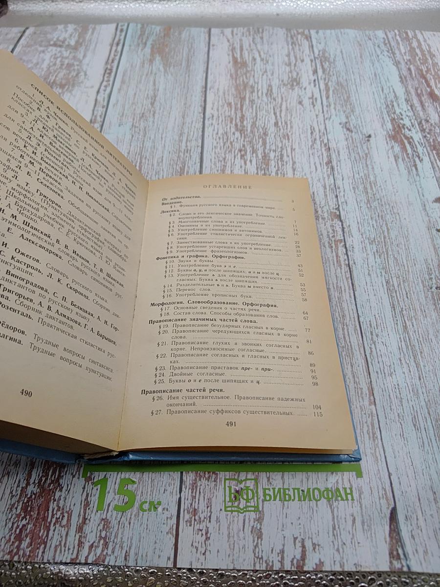 Русский язык: теория и практика