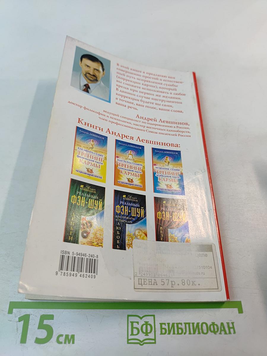 Исцеление судьбы: Тренинг вербальной части кармы