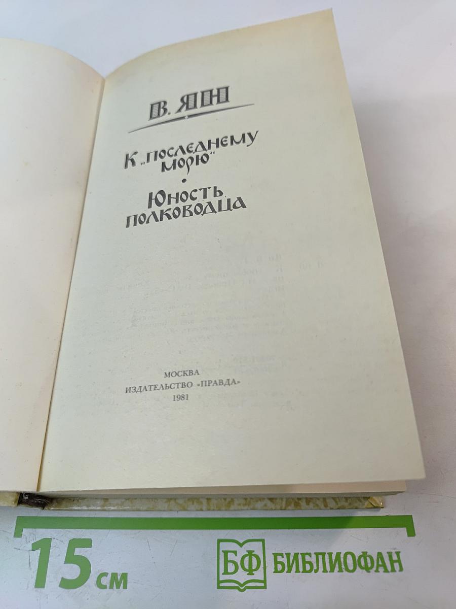 К последнему морю. Юность полководца