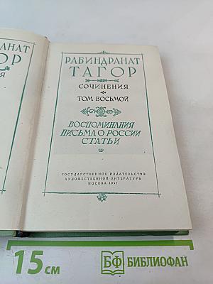 Сочинения. Том Восьмой. Воспоминания. Письма о России. Статьи
