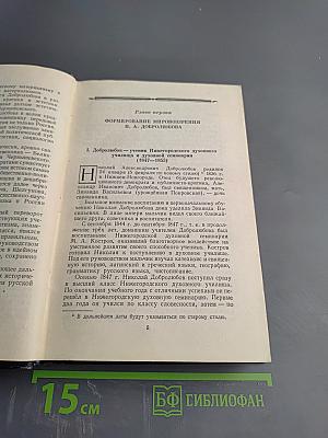 Мировоззрение Н.А. Добролюбова
