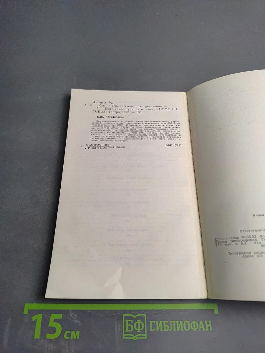 Ключ к себе. Этюды о саморегуляции