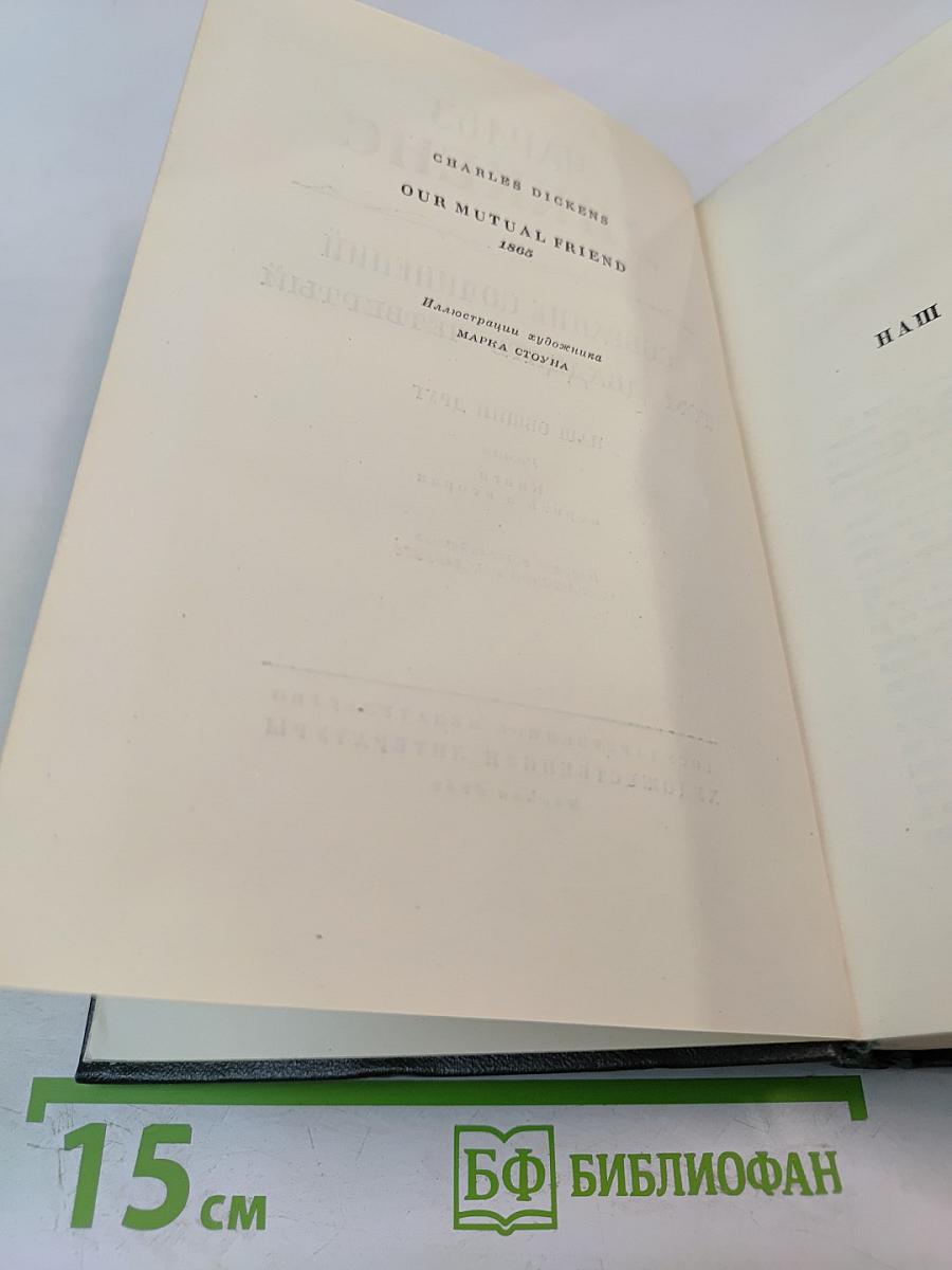 Чарльз Диккенс. Собрание сочинений. Том 24. Наш общий друг. Книги первая и вторая