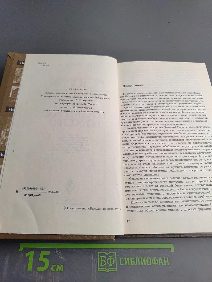 История искусств. Западно-европейское искусство