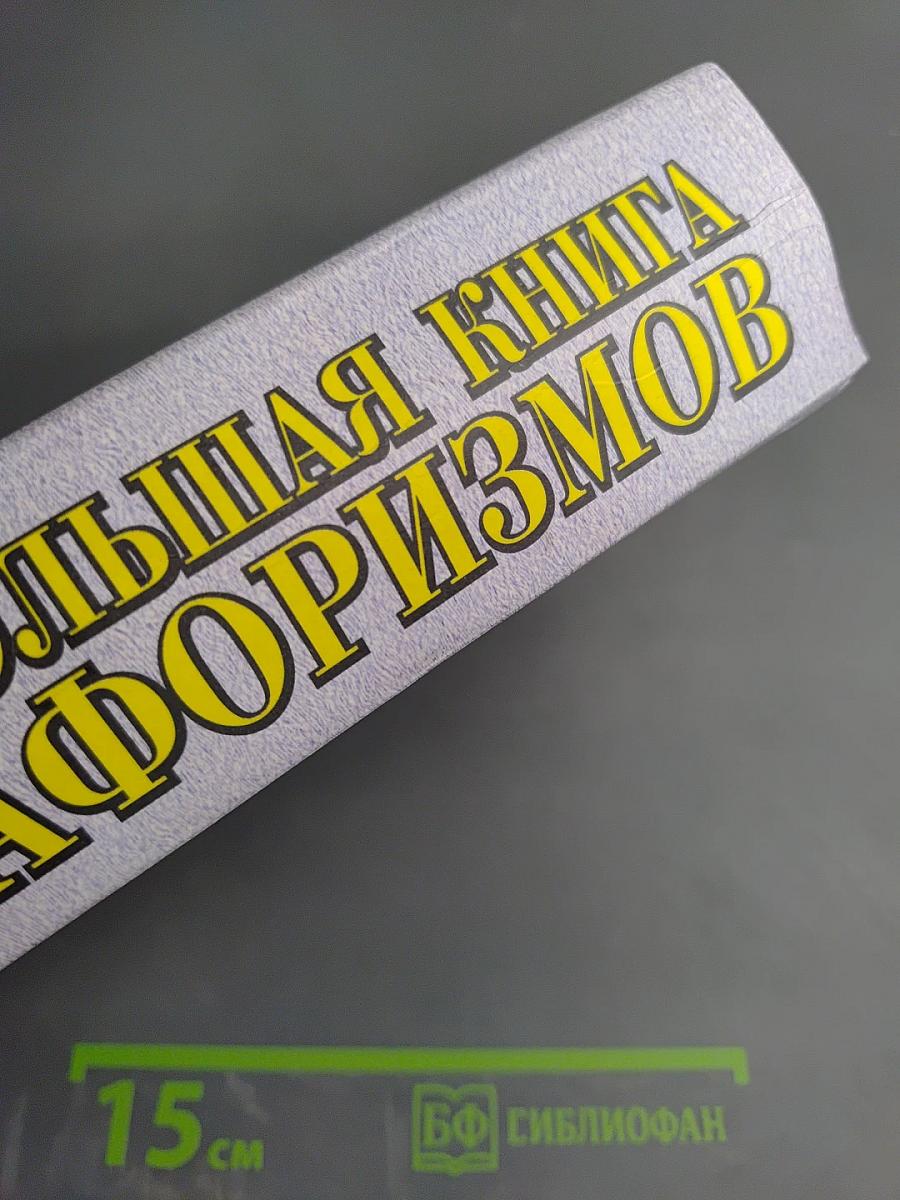 Большая книга афоризмов