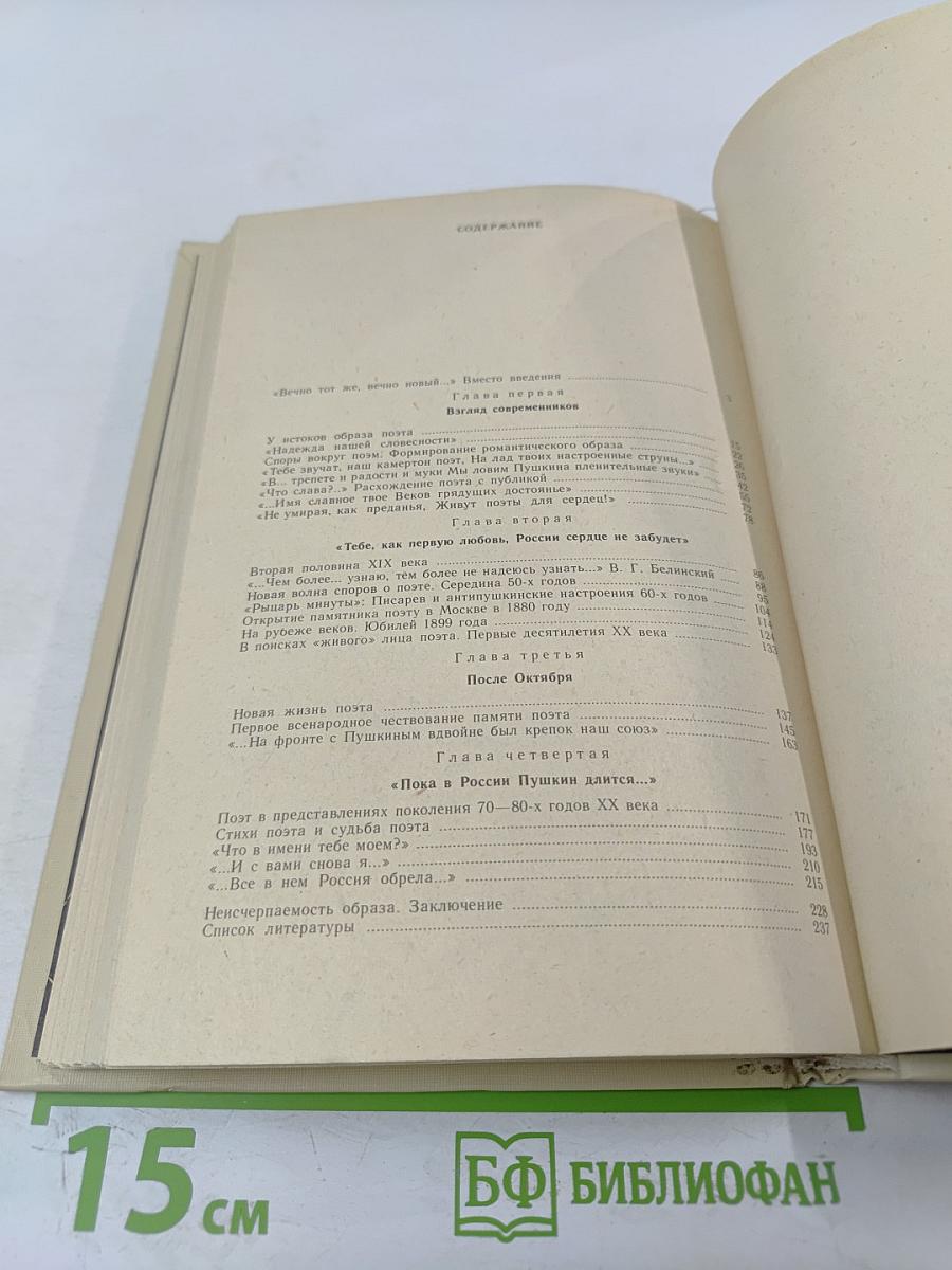Образ, бережно хранимый: Жизнь Пушкина в памяти поколений. Книга для учителя