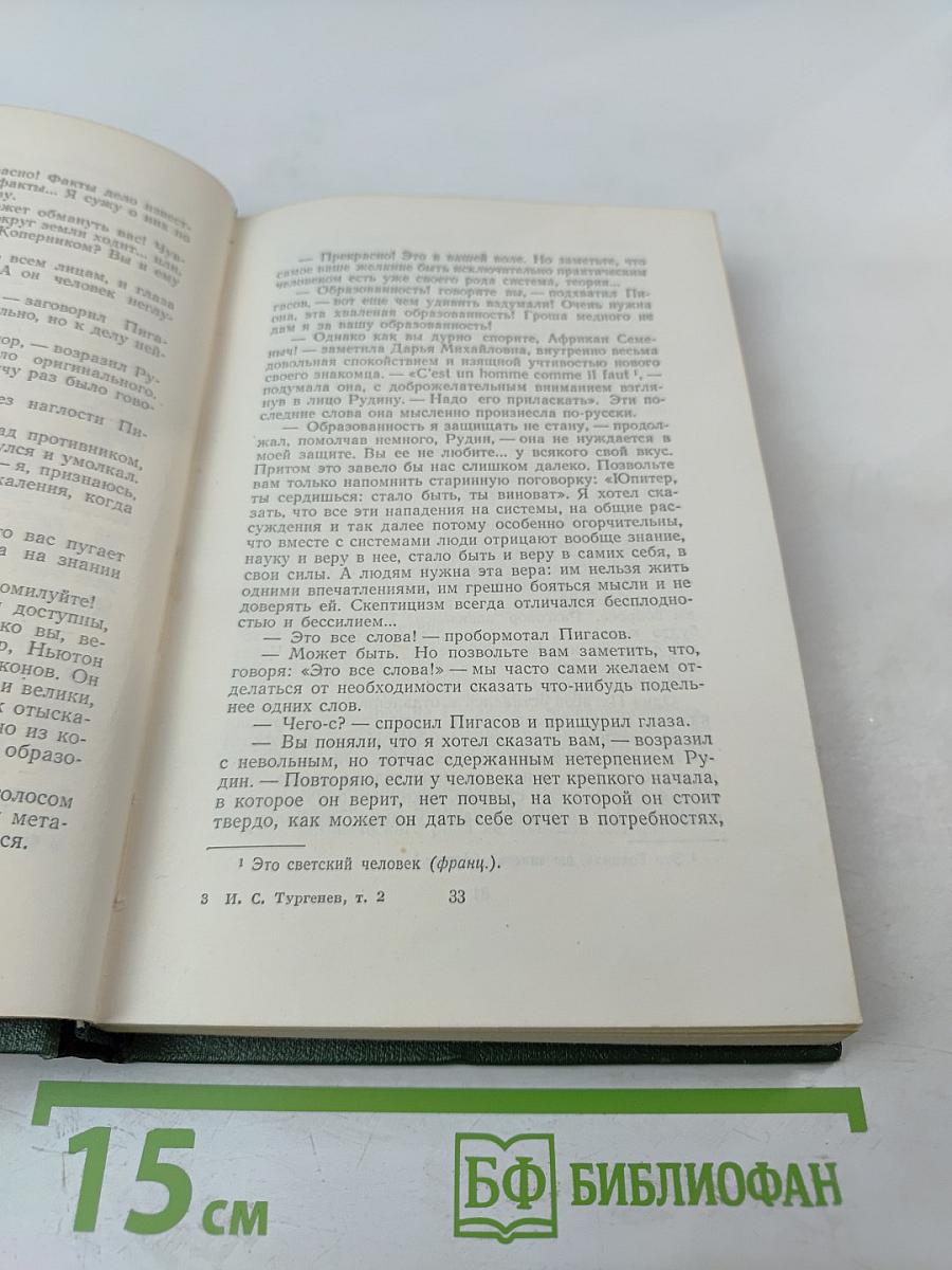 Собрание сочинений. Том второй. Рудин. Дворянское гнездо