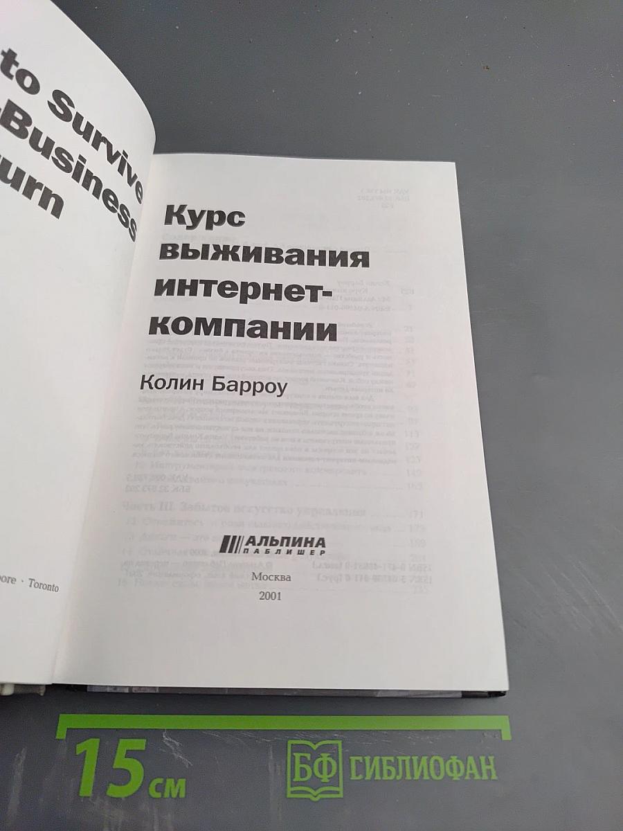 Курс выживания интернет-компании