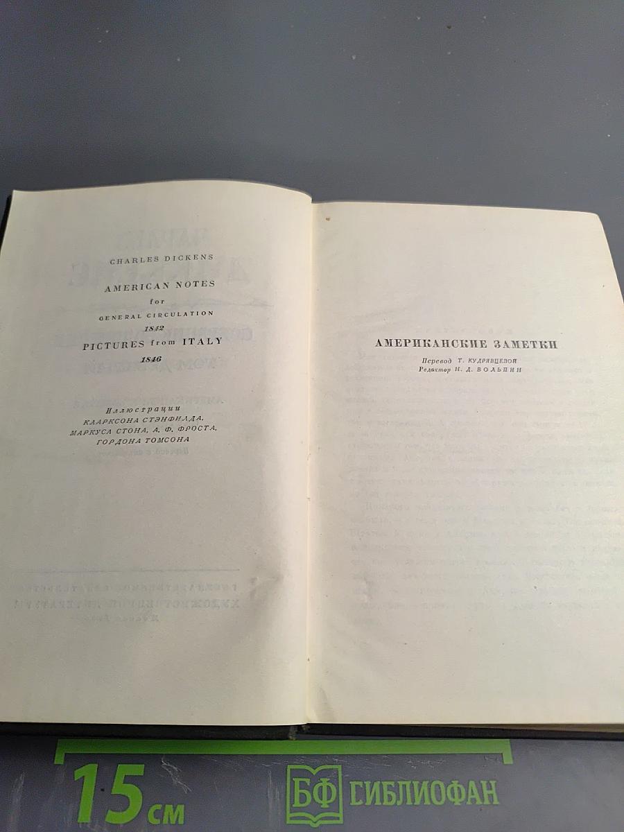 Собрание сочинений Том девятый: Американские заметки. Картины Италии