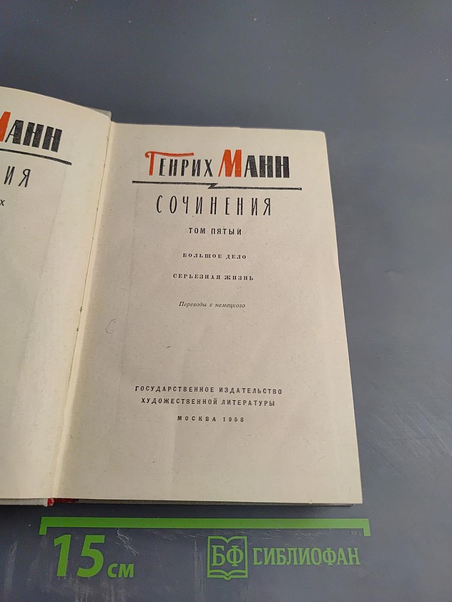 Сочинения. Том пятый: Большое дело. Серьёзная жизнь