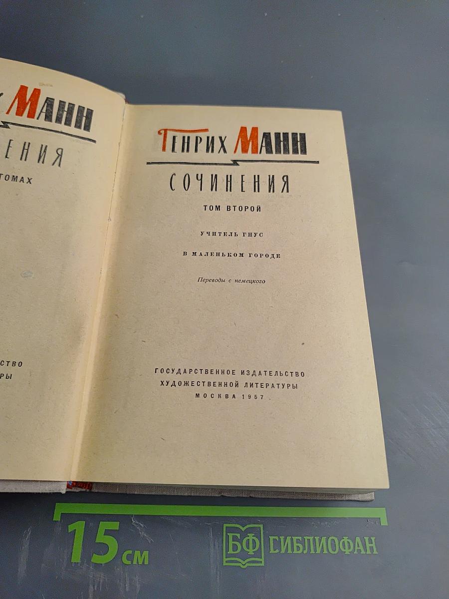 Сочинения. Том второй: Учитель Гнус, или Конец одного тирана; В маленьком городе