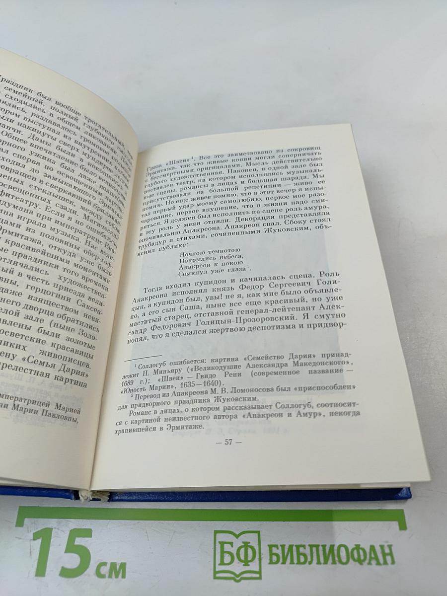 Петербургские страницы воспоминаний графа Соллогуба