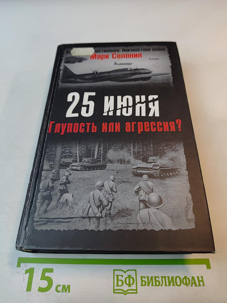 25 июня. Глупость или агрессия?