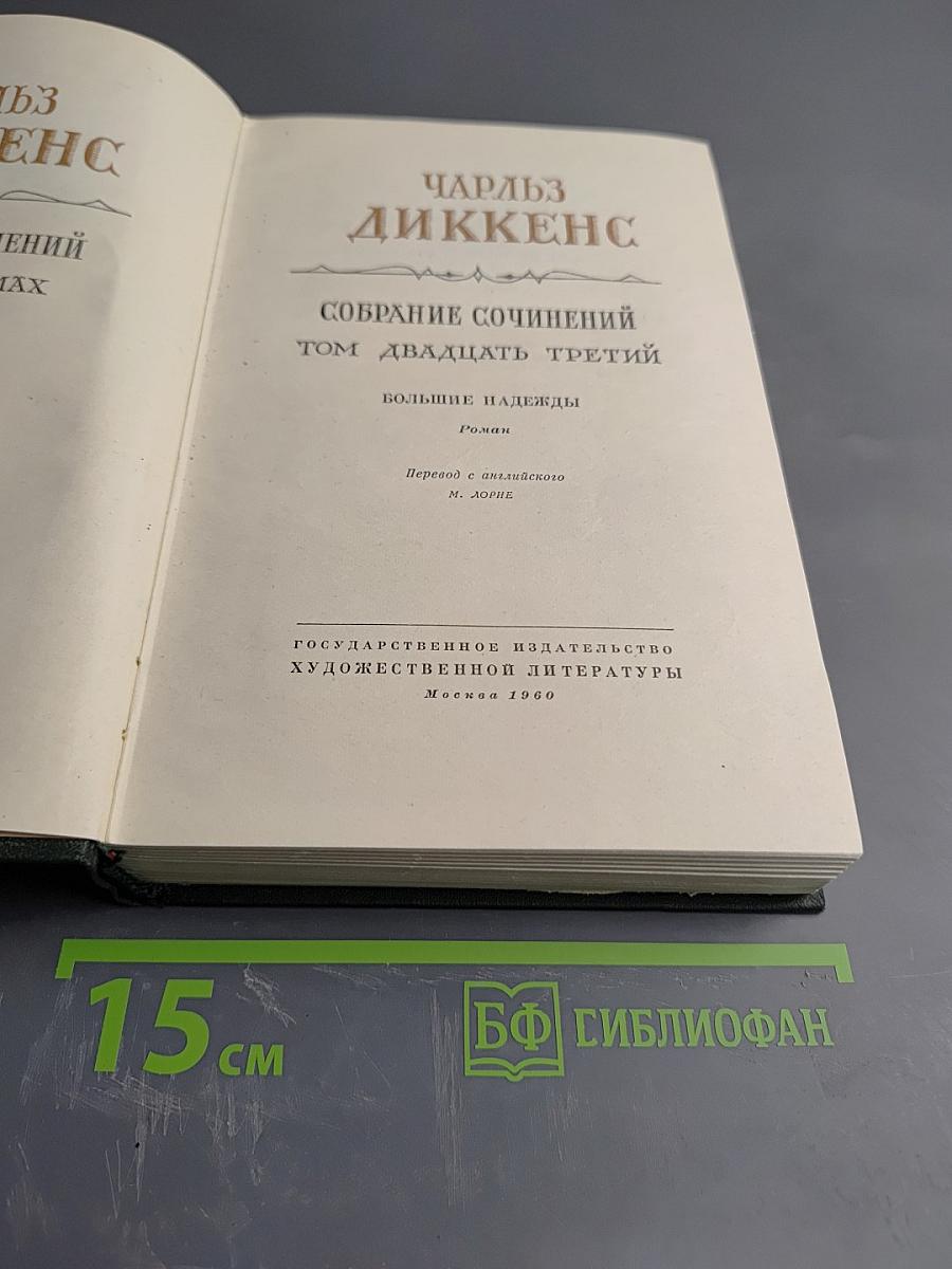 Большие надежды. Собрание сочинений Том двадцать третий