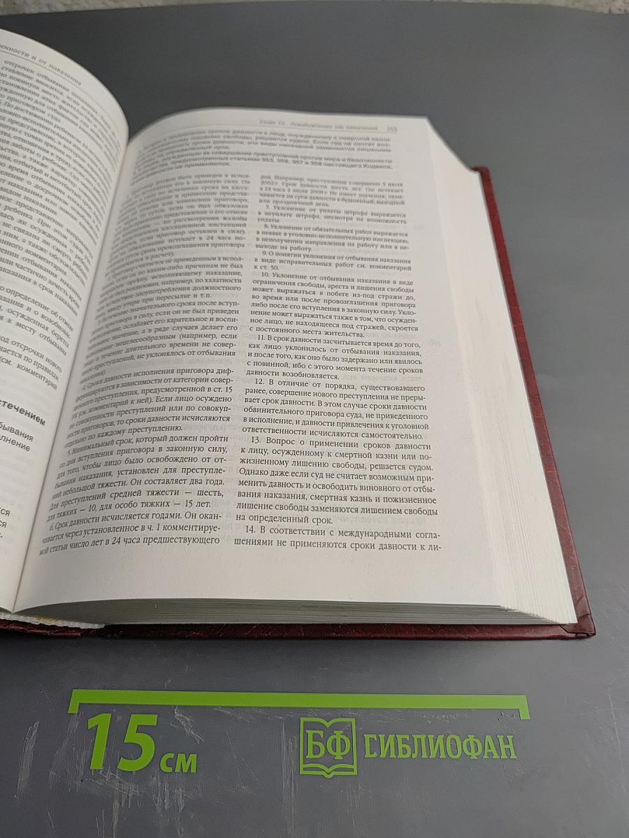 Комментарий к Уголовному кодексу Российской Федерации