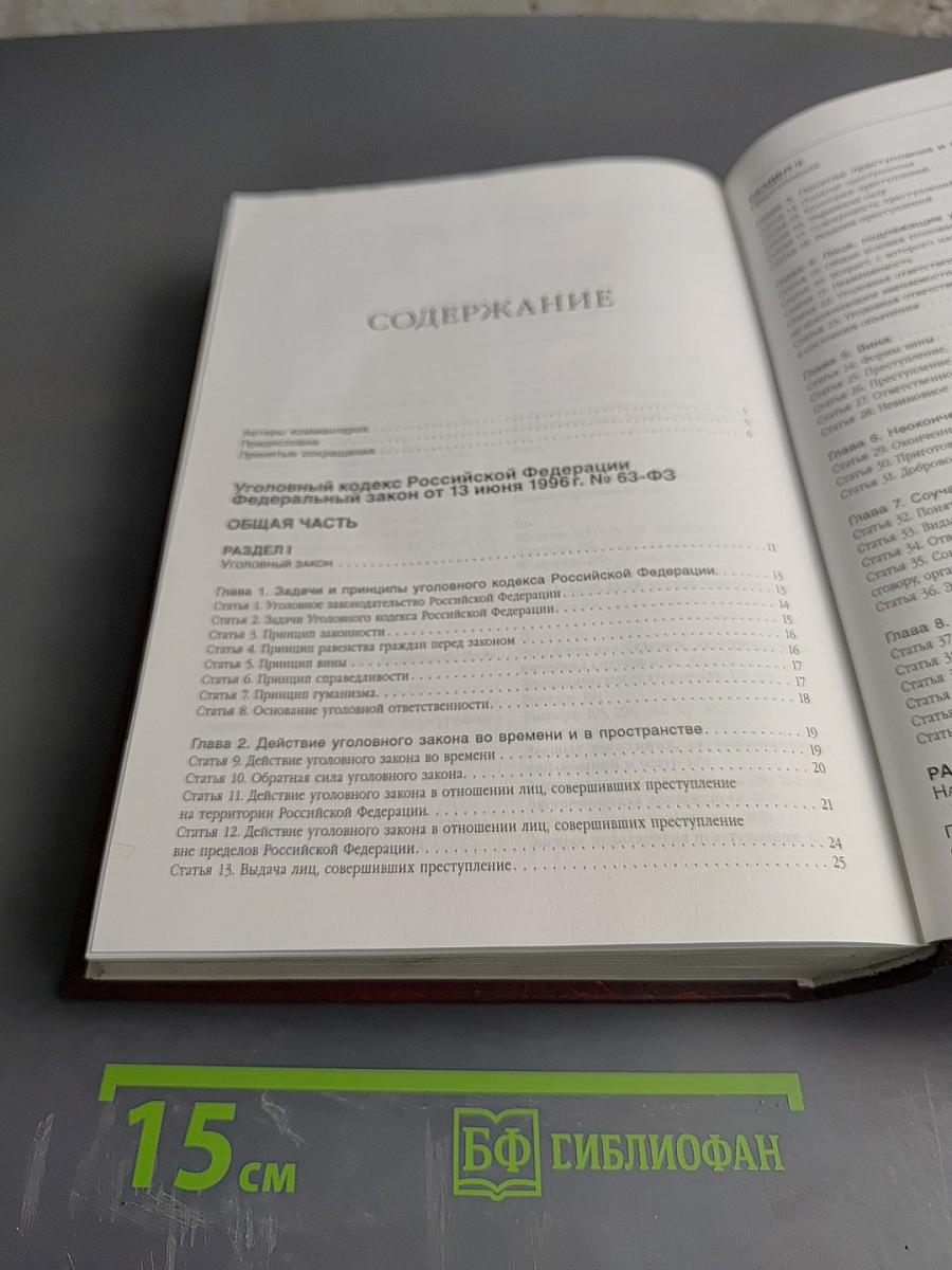 Комментарий к Уголовному кодексу Российской Федерации