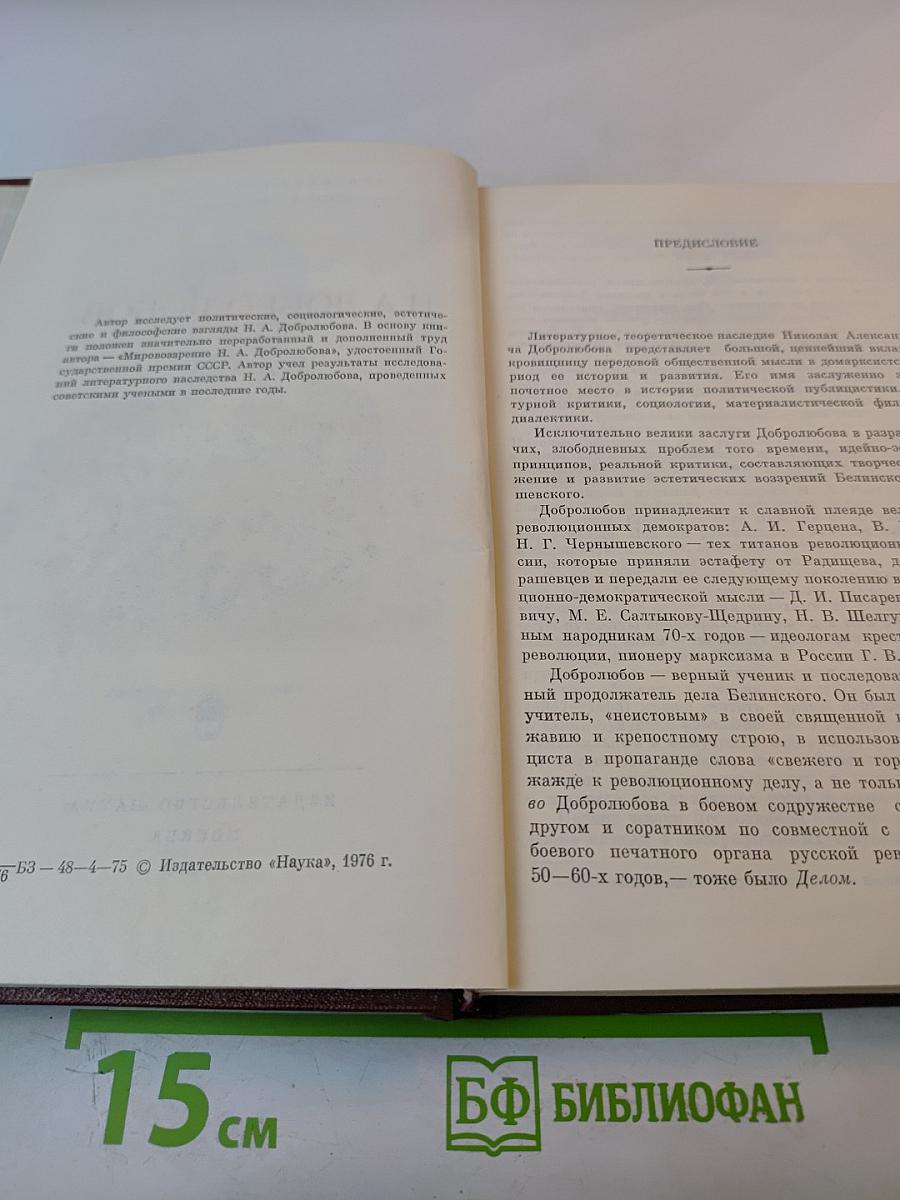 Н.А. Добролюбов. Жизнь, деятельность, мировоззрение