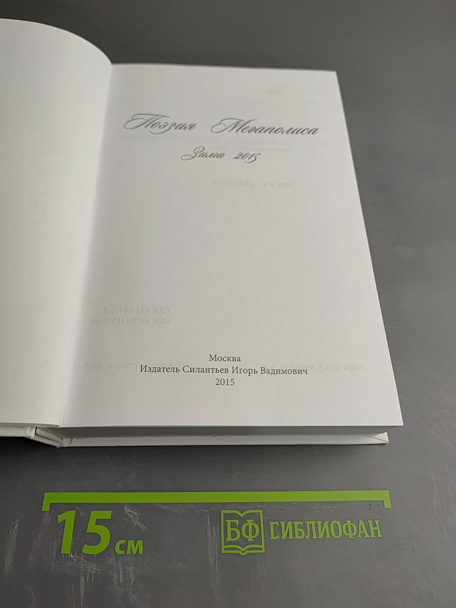 Поэзия Мегаполиса. Зима 2015