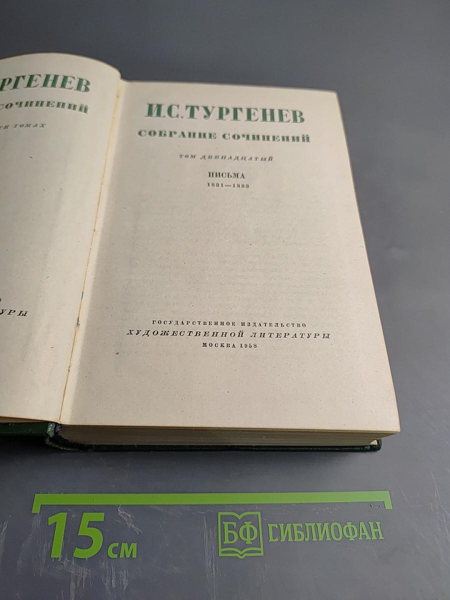 Собрание сочинений. Том двенадцатый. Письма 1831-1853