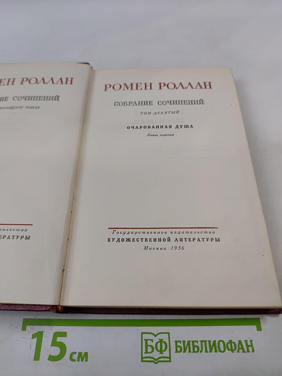 Собрание сочинений. Том девятый. Очарованная душа. Книга третья