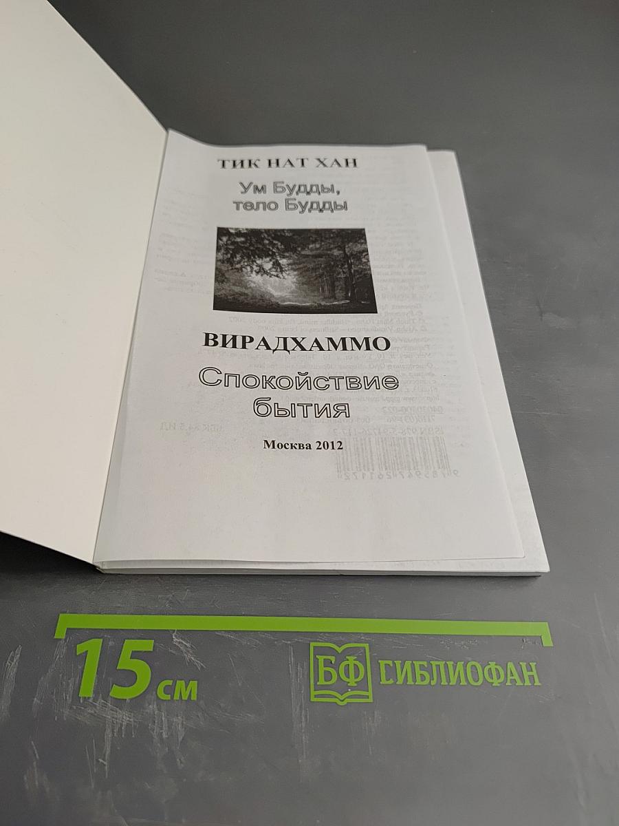 Ум Будды, тело Будды. Спокойствие бытия