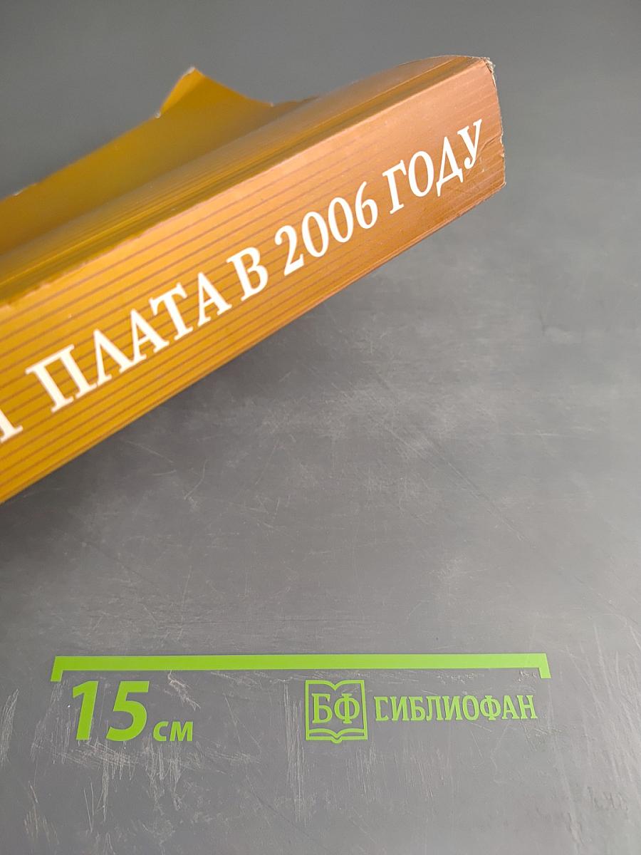 Заработная плата в 2006 году