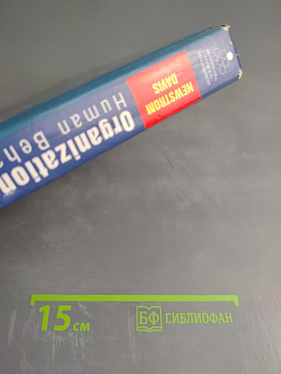 Organizational Behavior: Human Behavior at Work Tenth Edition