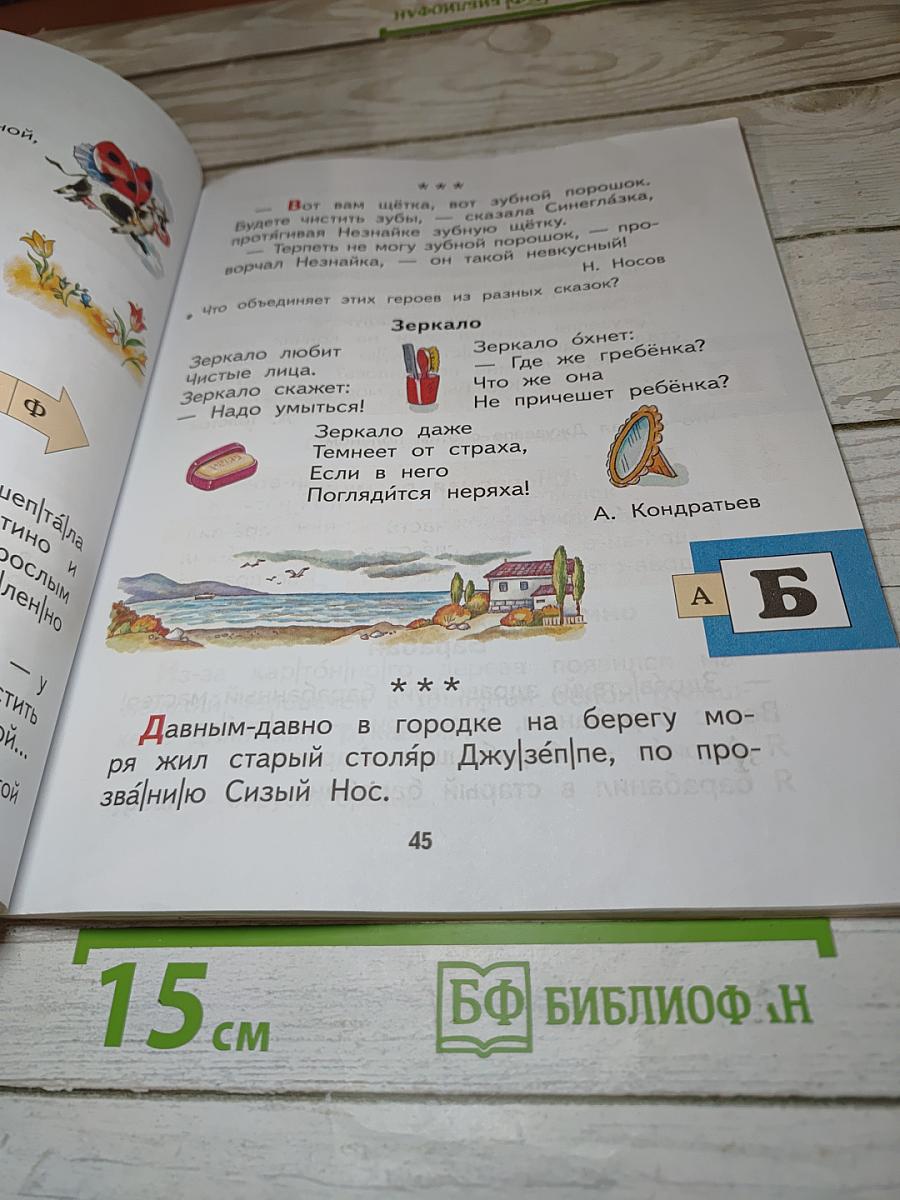 Спутник Букваря Учебное пособие для читающих детей 1 класс