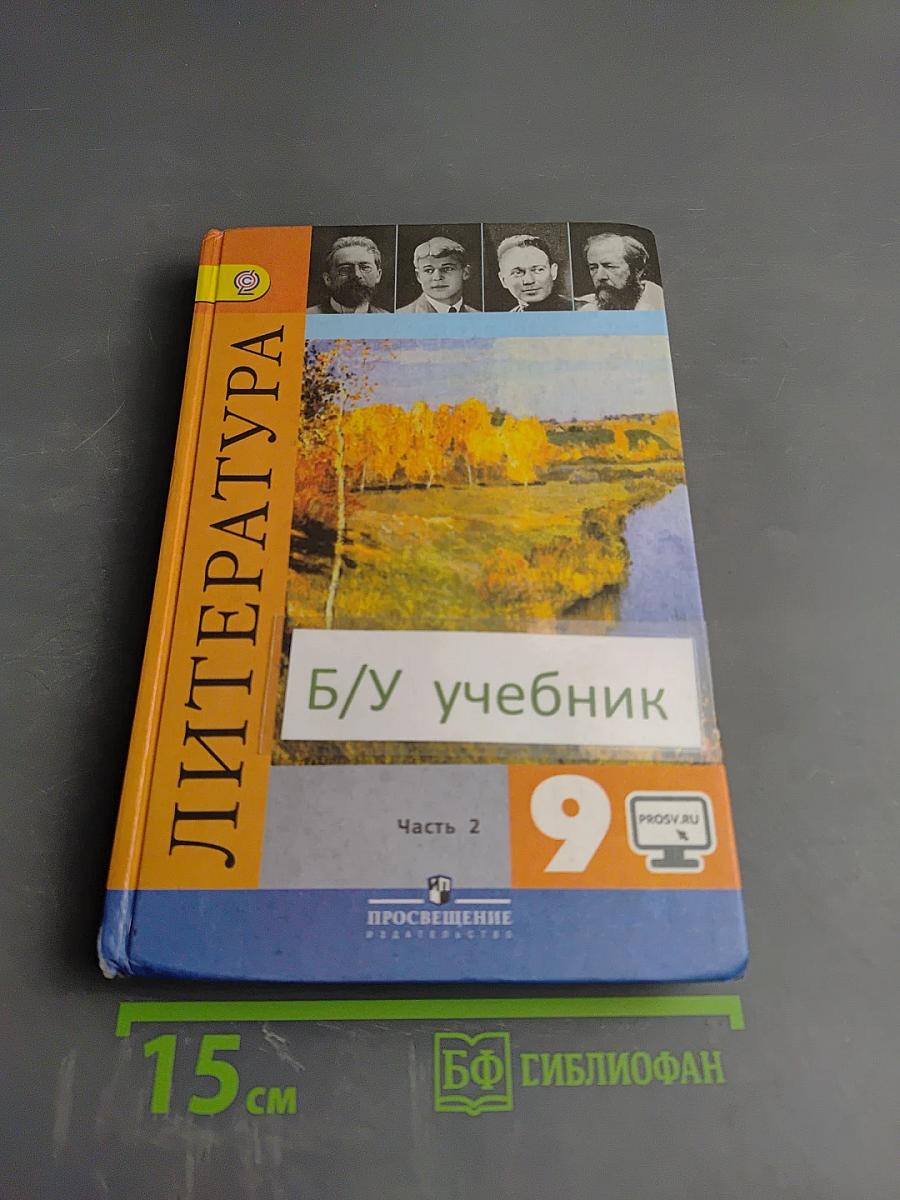 Литература 9 класс. Учебник. Часть 2