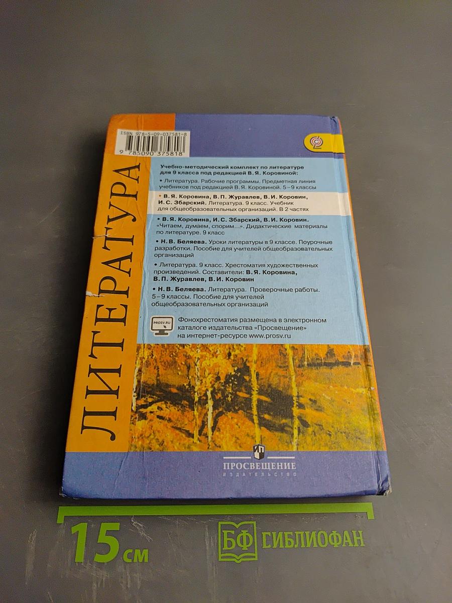 Литература 9 класс. Учебник. Часть 2