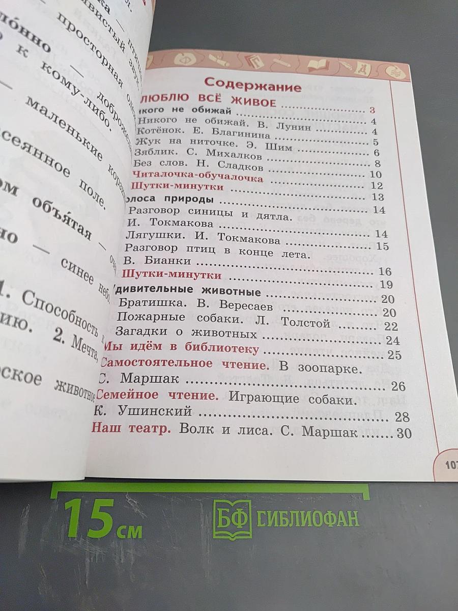 Литературное чтение 1 класс Часть 2