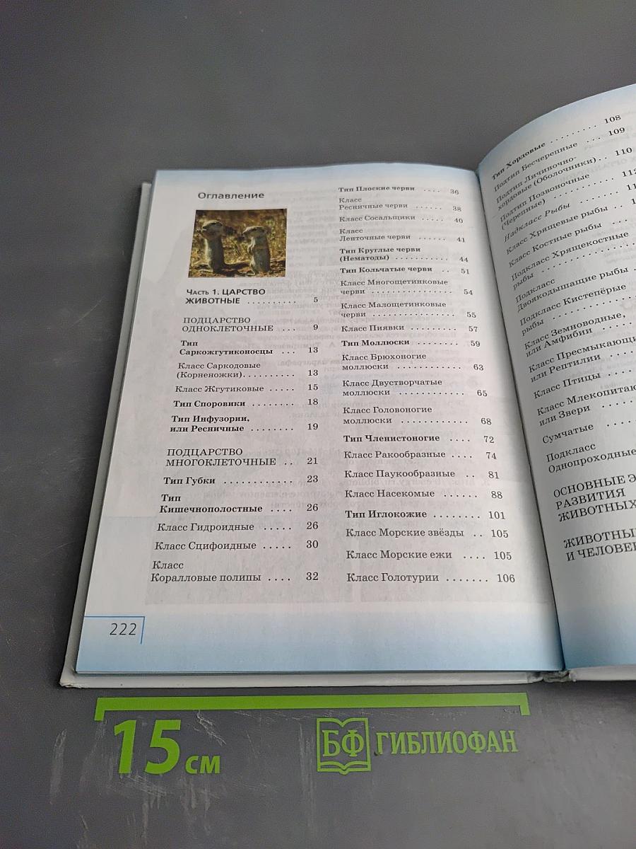 Биология. Многообразие живых организмов. Животные. 8 класс