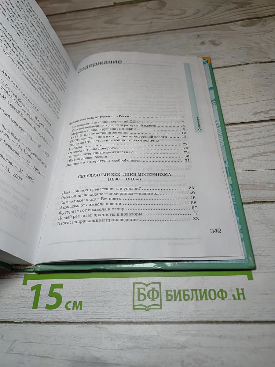 Литература, учебник для 11 класса, Часть 1