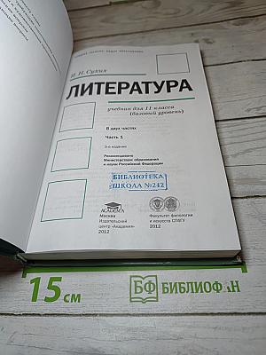 Литература для 11 класса. Часть 1