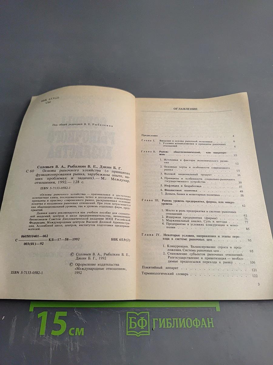 Основы рыночного хозяйства