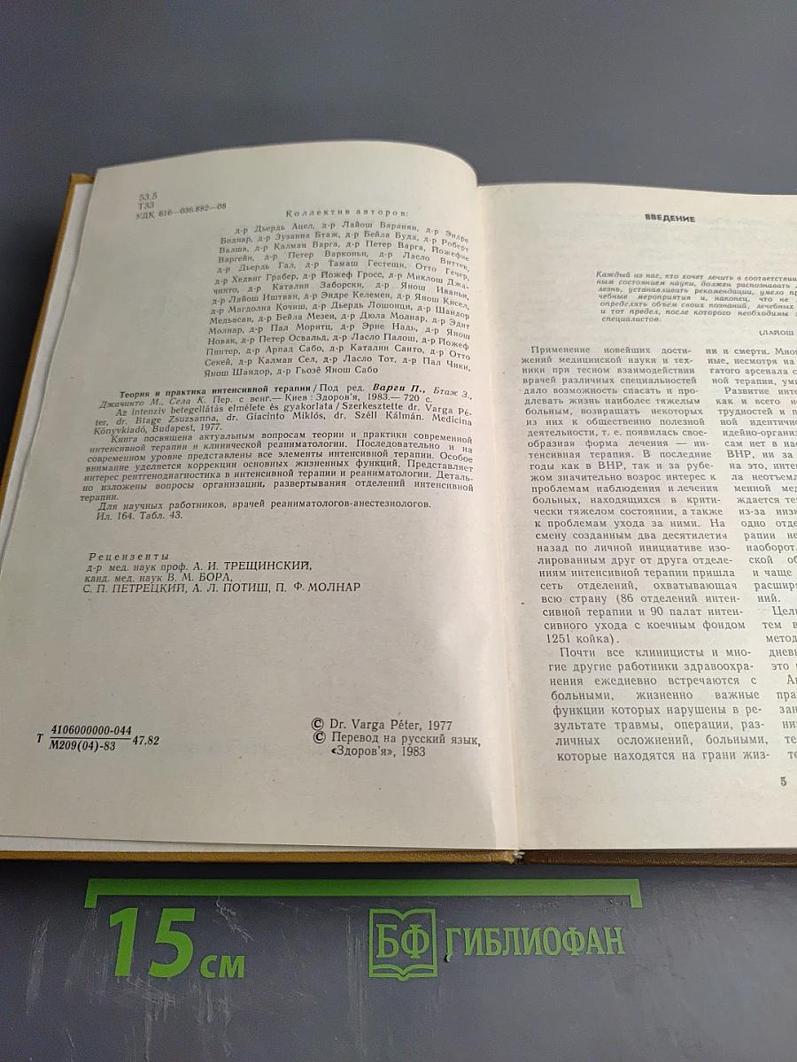 Теория и практика интенсивной терапии