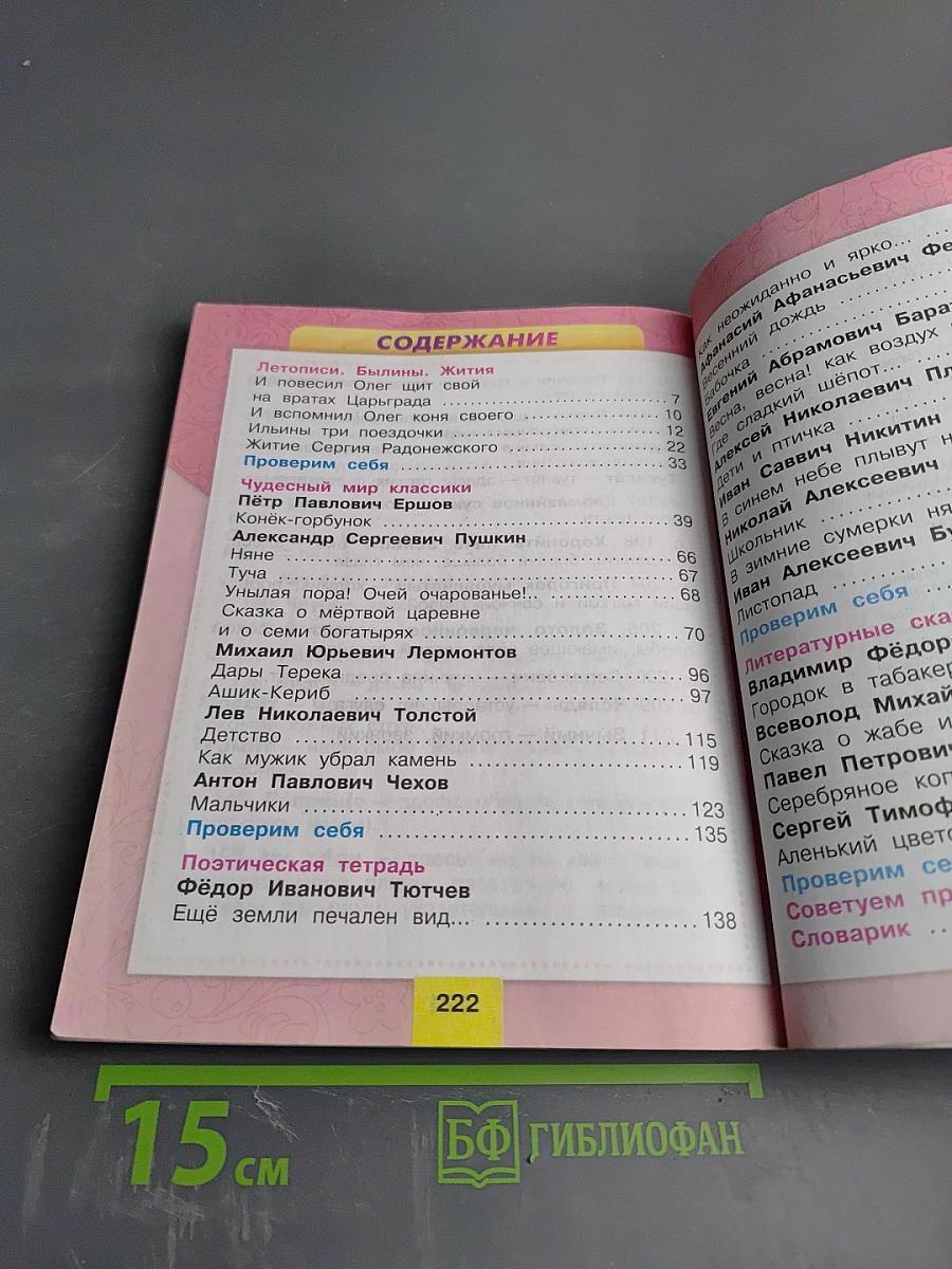 Литературное чтение. 4 класс. Часть 1