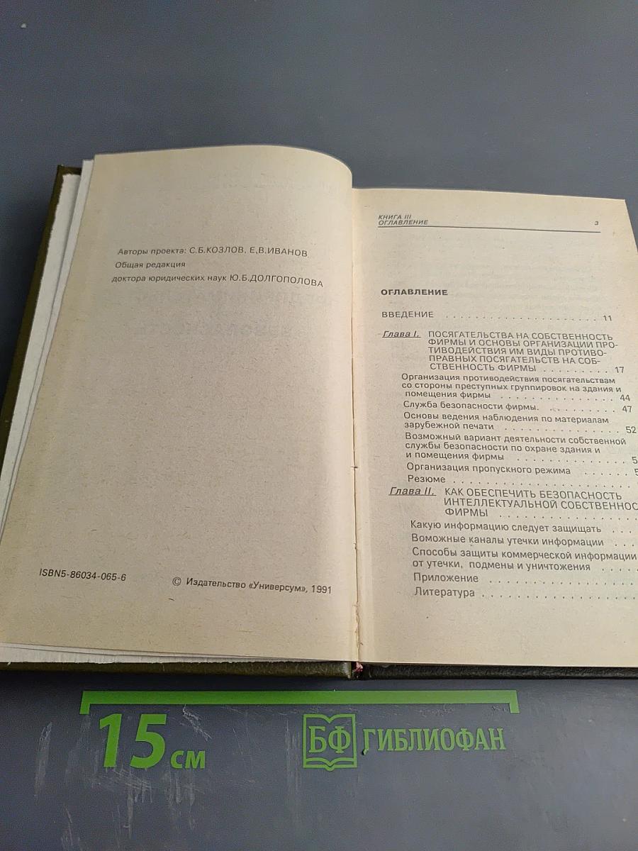 Предпринимательство и безопасность (Том 2)