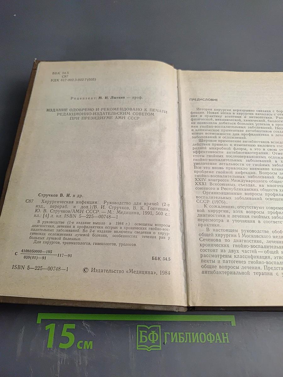 Хирургическая инфекция. Руководство для врачей