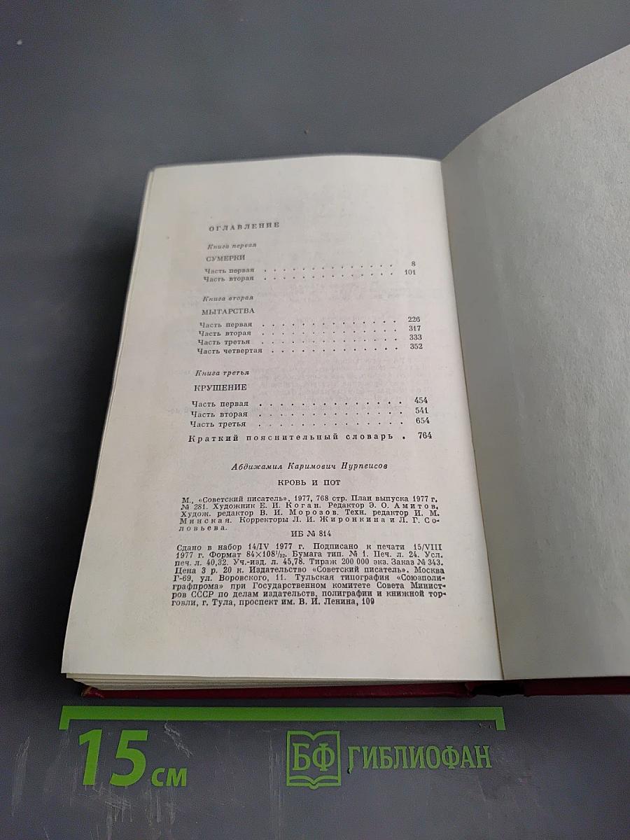 Кровь и пот