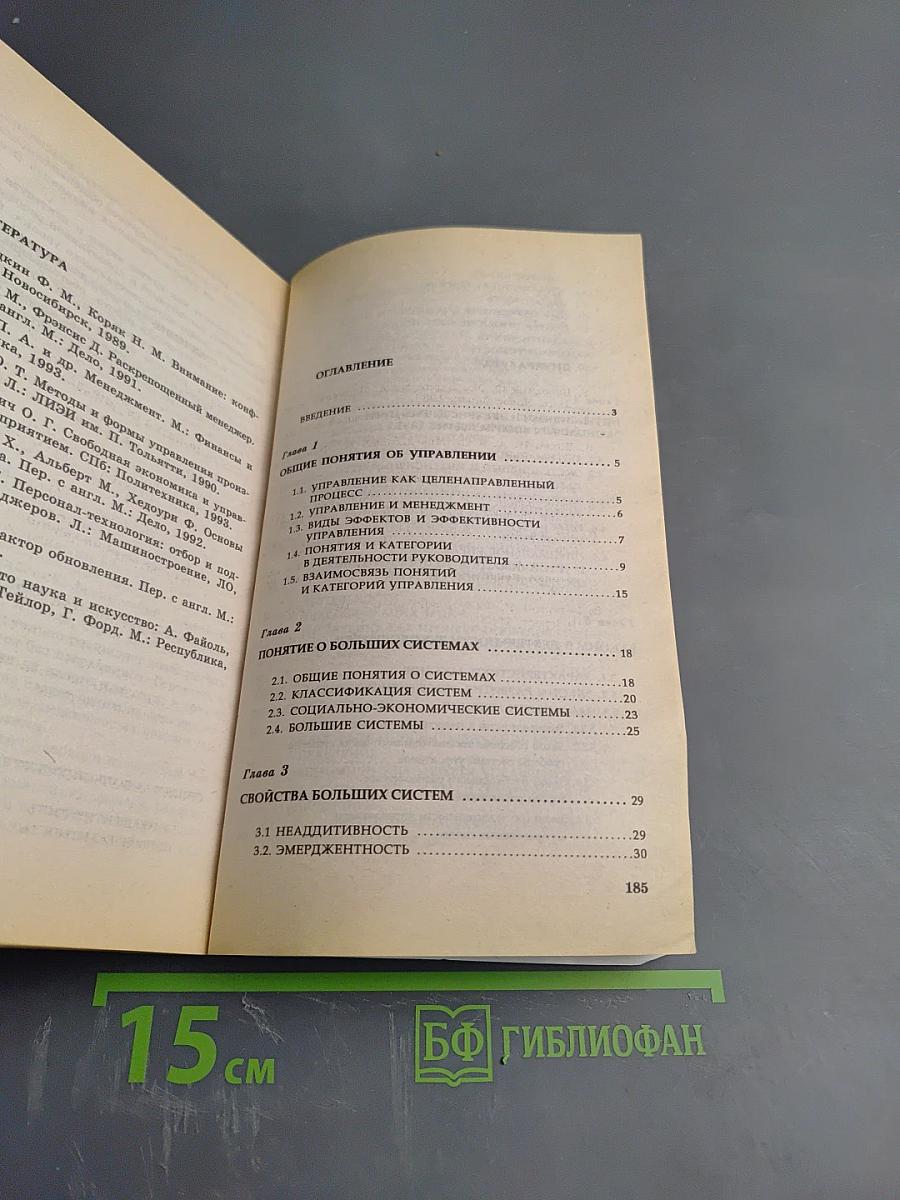 Основы менеджмента