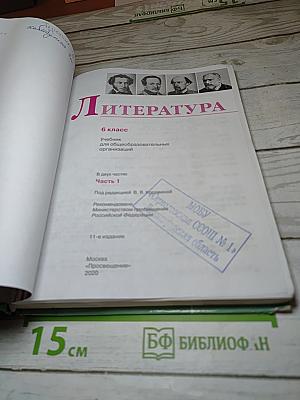 Литература. 6 класс. Часть 1