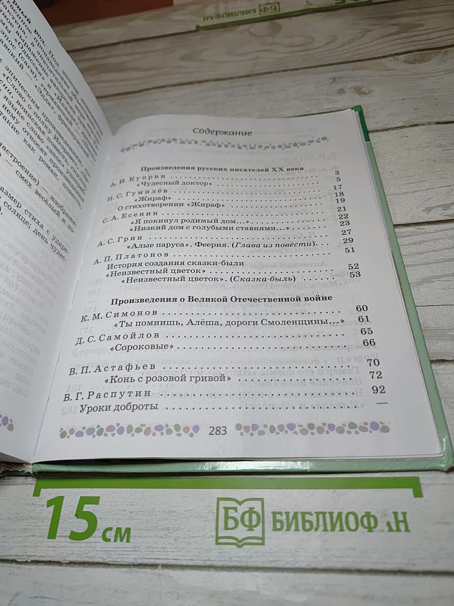 Литература 6 класс, Часть 2