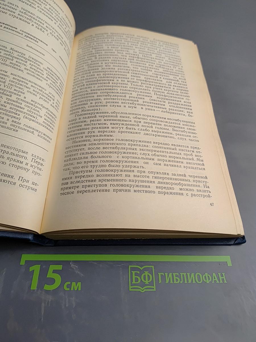 Отоневрологические симптомы и синдромы