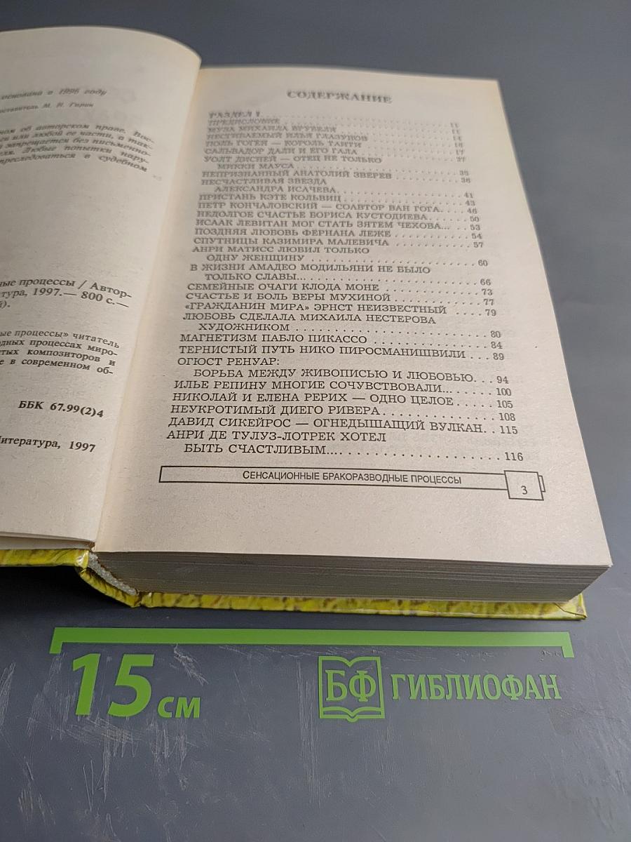 Сенсационные бракоразводные процессы